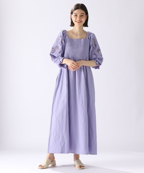 新品niko andニコアンド☆2WAYマキシプリントワンピース niko and