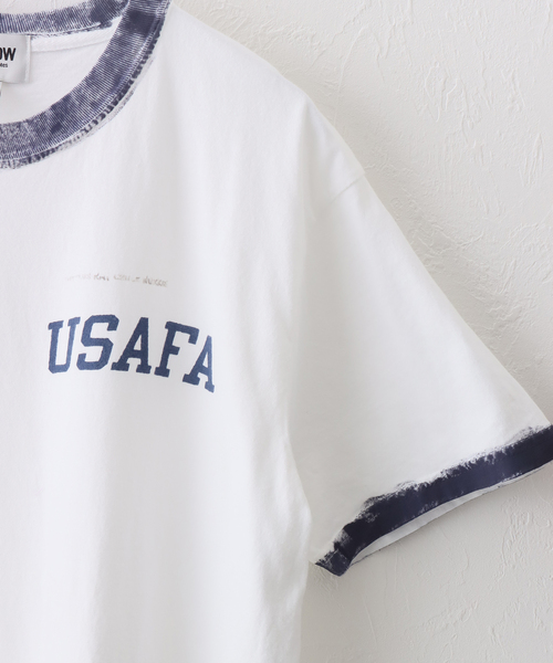 BOWWOW / バウワウ】 USAFA RINGER Tシャツ（Tシャツ/カットソー