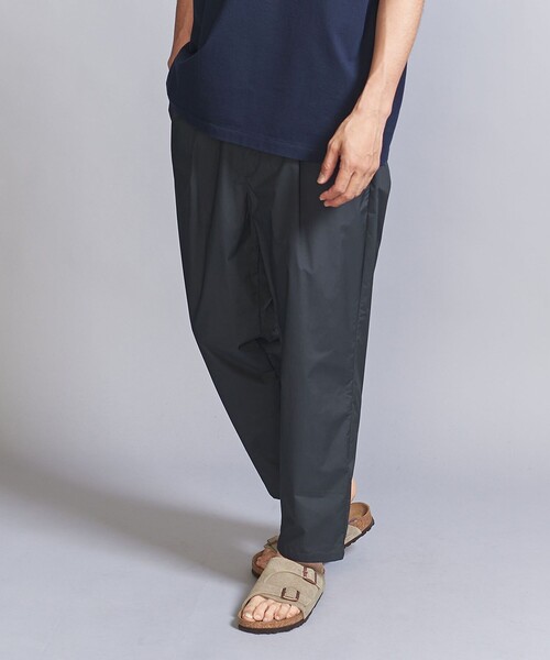 新品 B&Y アローズ TW デニムライク 1プリーツ アンクルパンツ TW デニムライク 1プリーツ アンクルパンツ | UNITED ARROWS LTD