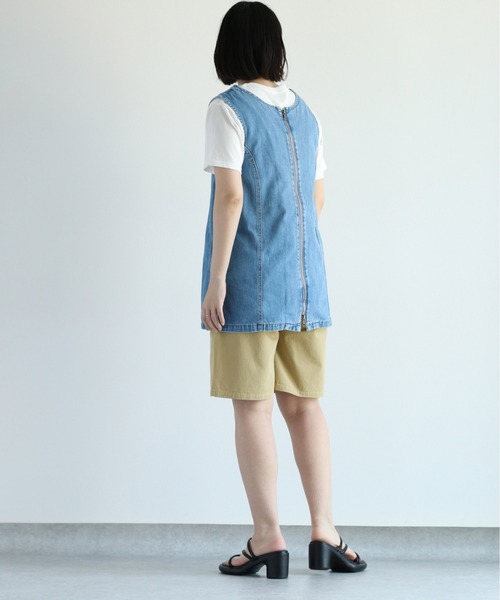 cepo（セポ）の「ロングデニムベスト ２WAY セットアップ可能（ベスト・レディース・ブルー系2/ブルー系3・M）」の20枚目の写真