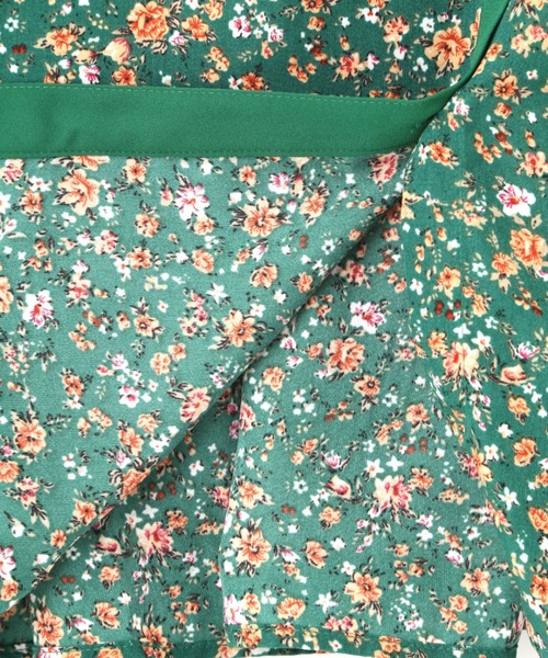 ROSEBUD 花柄前あきワンピース　ブルー nofl】ビエラ小花柄前あきワンピース 644209430 | ナチュラル服