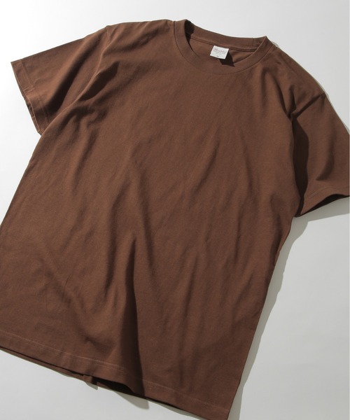 Printstar(プリントスター)の「【Printstar】5.6オンス ヘビーウェイト ニュアンスカラーTシャツ ヴィンテージカラー ※00095(Tシャツ/カットソー・メンズ・ブルー/キャメル/サンドベージュ/コーラルピンク/ラベンダー/グレー/ライトベージュ/ライトブルー/ライトピンク/セージグリーン/ダークブラウン・XXL/S/XL/L/M)」の3枚目の写真