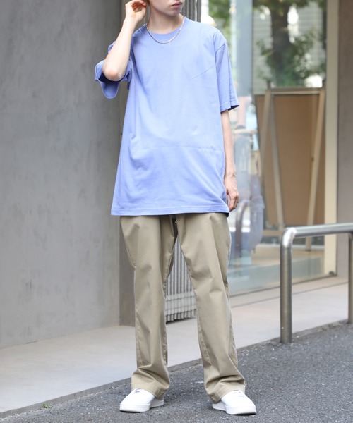Printstar(プリントスター)の「【Printstar】5.6オンス ヘビーウェイト ニュアンスカラーTシャツ ヴィンテージカラー ※00095(Tシャツ/カットソー・メンズ・ブルー/キャメル/サンドベージュ/コーラルピンク/ラベンダー/グレー/ライトベージュ/ライトブルー/ライトピンク/セージグリーン/ダークブラウン・XXL/S/XL/L/M)」の18枚目の写真