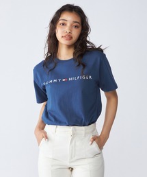 トミーヒルフィガープリント半袖Tシャツ