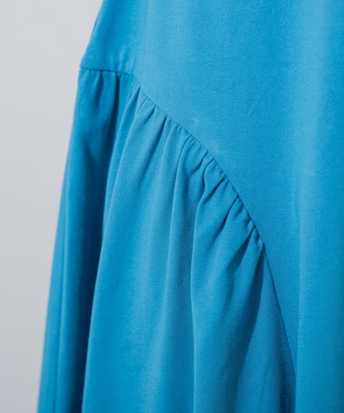 VICKY（ビッキー）の「【すっぽり楽ちん】カットギャザー切替フレアワンピース《洗濯機で洗える》（ワンピース・レディース・ベージュ/ブラック/ブルー・M）」の16枚目の写真