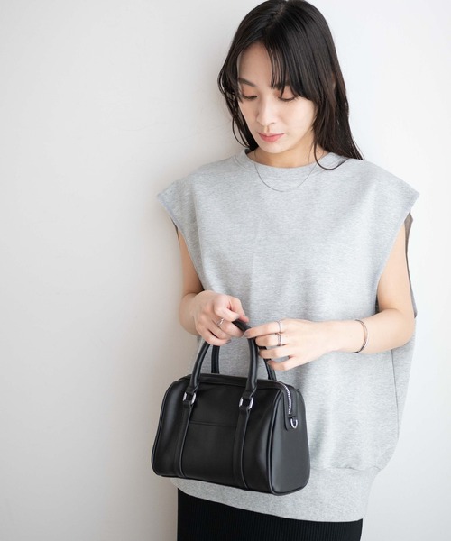 WEGO(ウィゴー)の「WEGO/【一部店限定】バックオープンベスト(ベスト・レディース・杢グレー/ブラック・FREE)」の7枚目の写真