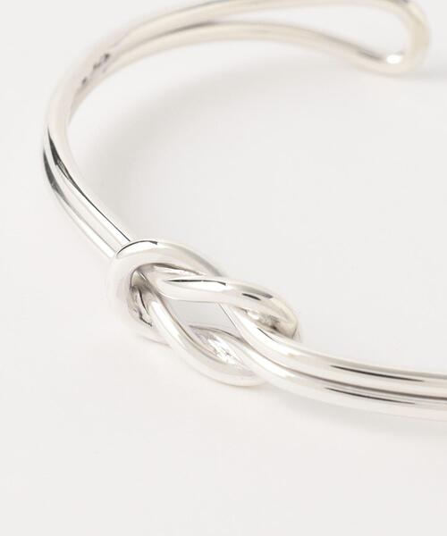XOLO JEWELRY シルバー バングル ダブルノット XOLO（ショロ）の