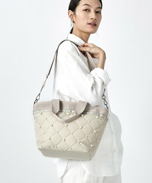 LeSportsac（レスポートサック）の「BUCKET TOTE W PEARLS ドリフトウッドパール（トートバッグ・キッズ）」