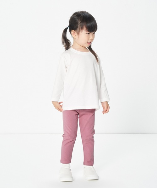 無印良品（ムジルシリョウヒン）の「おなかすっぽり　ストレッチレギンス（ベビー）（その他パンツ・キッズ・スモークピンク/ライトグリーン/チャコールグレー/ブラック/ネイビー・80/90/100）」の13枚目の写真