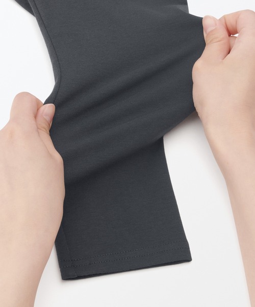 無印良品（ムジルシリョウヒン）の「おなかすっぽり　ストレッチレギンス（ベビー）（その他パンツ・キッズ・スモークピンク/ライトグリーン/チャコールグレー/ブラック/ネイビー・80/90/100）」の20枚目の写真