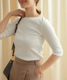 URBAN RESEARCH DOORS | 針抜き6分袖カットソー(Tシャツ/カットソー)