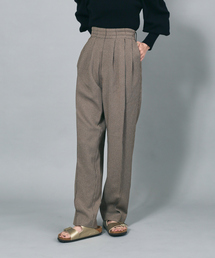 NOMINE | 【セットアップ対応】チェック3タックテーパードパンツ(スラックス)