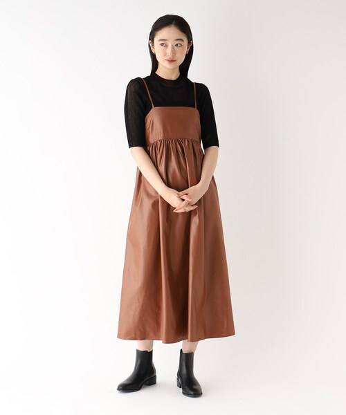 OPAQUE.CLIP（オペークドットクリップ）の「◆【抗菌防臭加工/3.2cmヒール】本スタックヒールサイドゴアブーツ（ブーツ・レディース・ブラック・02/03）」の2枚目の写真