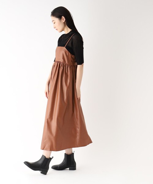 OPAQUE.CLIP（オペークドットクリップ）の「◆【抗菌防臭加工/3.2cmヒール】本スタックヒールサイドゴアブーツ（ブーツ・レディース・ブラック・02/03）」の3枚目の写真