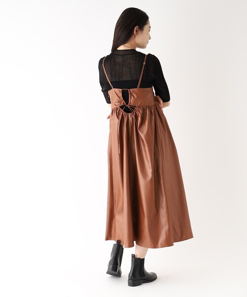 OPAQUE.CLIP（オペークドットクリップ）の「◆【抗菌防臭加工/3.2cmヒール】本スタックヒールサイドゴアブーツ（ブーツ・レディース・ブラック・02/03）」の4枚目の写真