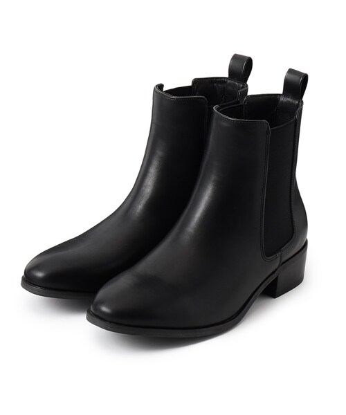 OPAQUE.CLIP（オペークドットクリップ）の「◆【抗菌防臭加工/3.2cmヒール】本スタックヒールサイドゴアブーツ（ブーツ・レディース・ブラック・02/03）」の10枚目の写真