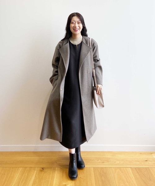 OPAQUE.CLIP（オペークドットクリップ）の「◆【抗菌防臭加工/3.2cmヒール】本スタックヒールサイドゴアブーツ（ブーツ・レディース・ブラック・02/03）」の11枚目の写真