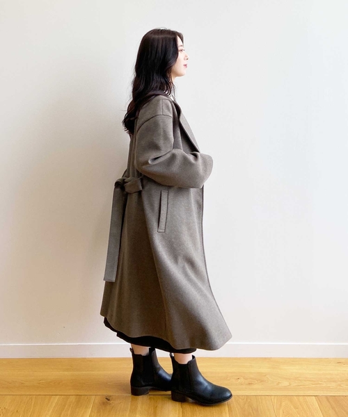 OPAQUE.CLIP（オペークドットクリップ）の「◆【抗菌防臭加工/3.2cmヒール】本スタックヒールサイドゴアブーツ（ブーツ・レディース・ブラック・02/03）」の12枚目の写真