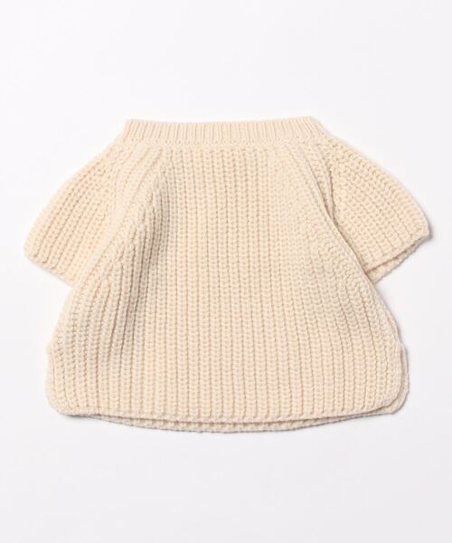 1 + in the family（ワンモア イン ザ ファミリー）の「1+ in the family / ニットベスト（ベスト・キッズ・オフホワイト・18M/24M/12M）」の5枚目の写真