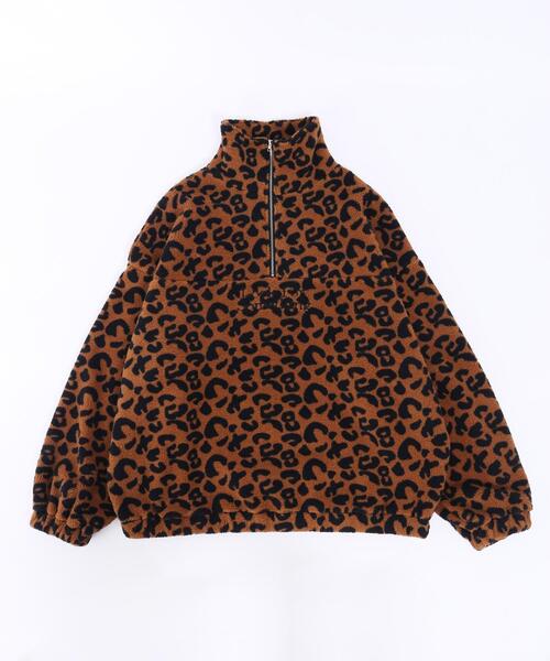 WC(ダブル シー)の「レオパードビッグフリース(スウェット・レディース・ベージュ/ブラウン・FREE)」の22枚目の写真