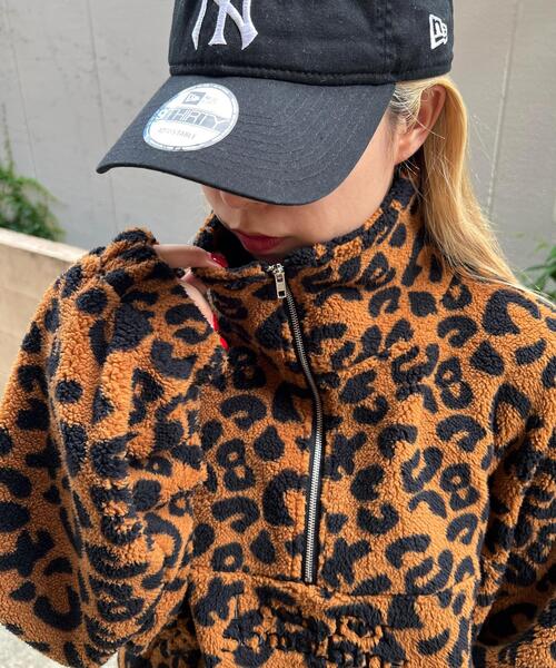 WC(ダブル シー)の「レオパードビッグフリース(スウェット・レディース・ベージュ/ブラウン・FREE)」の8枚目の写真