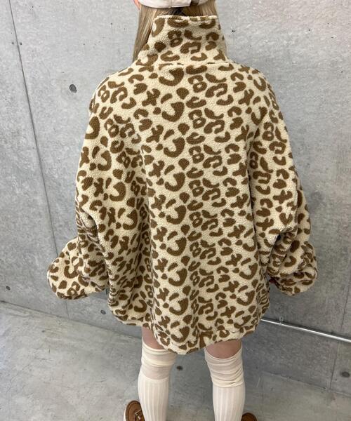 WC(ダブル シー)の「レオパードビッグフリース(スウェット・レディース・ベージュ/ブラウン・FREE)」の13枚目の写真