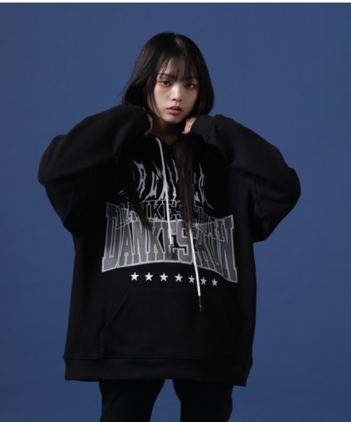 DANKE SCHON（ダンケシェーン）の「【WEB&DEPOT限定】DankeSchon/ダンケシェーン/BAT SWT HOODY/バッドスウェットパーカー（パーカー・レディース・ブラック/グレー/ホワイト/ベージュ・M/L）」の6枚目の写真