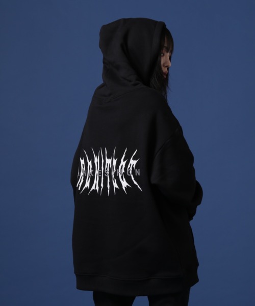 DANKE SCHON（ダンケシェーン）の「【WEB&DEPOT限定】DankeSchon/ダンケシェーン/BAT SWT HOODY/バッドスウェットパーカー（パーカー・レディース・ブラック/グレー/ホワイト/ベージュ・M/L）」の9枚目の写真