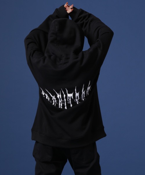 DANKE SCHON（ダンケシェーン）の「【WEB&DEPOT限定】DankeSchon/ダンケシェーン/BAT SWT HOODY/バッドスウェットパーカー（パーカー・レディース・ブラック/グレー/ホワイト/ベージュ・M/L）」の10枚目の写真