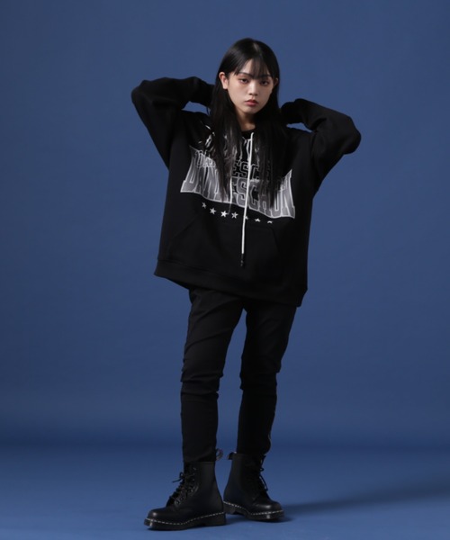 DANKE SCHON（ダンケシェーン）の「【WEB&DEPOT限定】DankeSchon/ダンケシェーン/BAT SWT HOODY/バッドスウェットパーカー（パーカー・レディース・ブラック/グレー/ホワイト/ベージュ・M/L）」の12枚目の写真