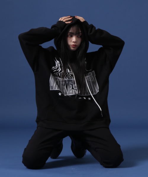 DANKE SCHON（ダンケシェーン）の「【WEB&DEPOT限定】DankeSchon/ダンケシェーン/BAT SWT HOODY/バッドスウェットパーカー（パーカー・レディース・ブラック/グレー/ホワイト/ベージュ・M/L）」の15枚目の写真