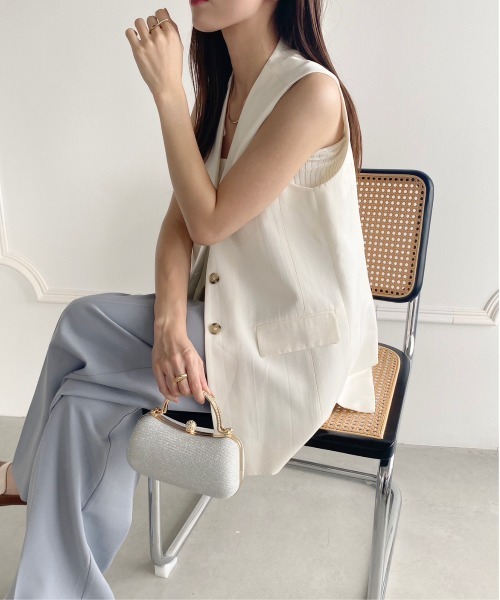 thank U more（サンキューモア）の「２WAY グリッターラメクラッチバッグ（クラッチバッグ・レディース・ブラック/ピンク/シルバー/ベージュ・FREE）」の22枚目の写真