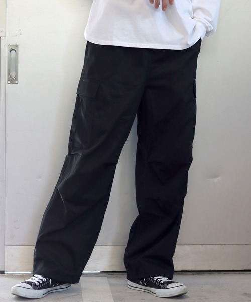 SITRY(シトリー)の「Twill wide cargo pants/ツイル ワイド カーゴパンツ(カーゴパンツ・メンズ・カーキ/ブラック/オフホワイト・LL/M/L)」の14枚目の写真