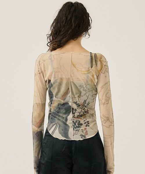 【美品】STUDIOUS ステュディオス ヴィンテージフラワースキントップ STUDIOUS（ステュディオス）の「【STUDIOUS/ステュディオス