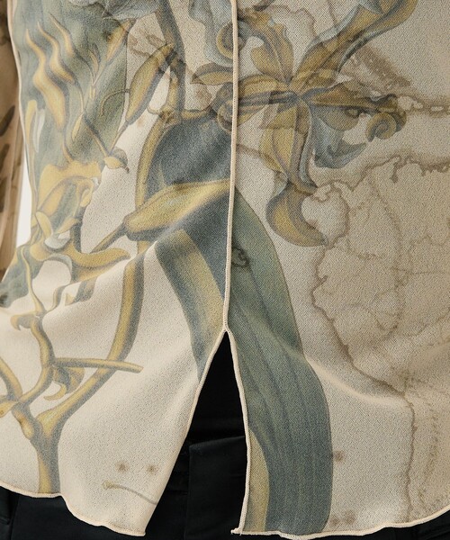 【美品】STUDIOUS ステュディオス ヴィンテージフラワースキントップ STUDIOUS（ステュディオス）の「【STUDIOUS/ステュディオス