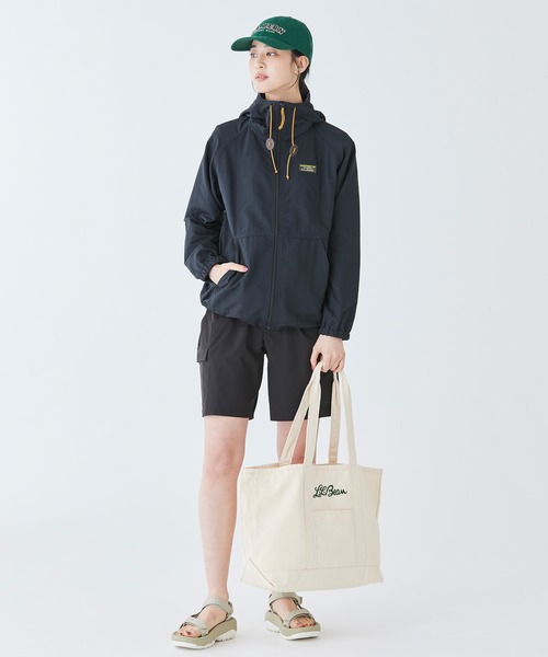 L.L.Bean（エルエルビーン）の「グローサリー・トート・ウィズ・ロング・ハンドル（トートバッグ・レディース・ダークオリーブ/アイボリー/ブラック・ONE SIZE）」の15枚目の写真