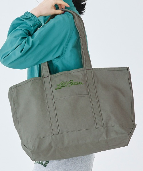 llbean トートバック large ロングハンドル アンティークオリーブ