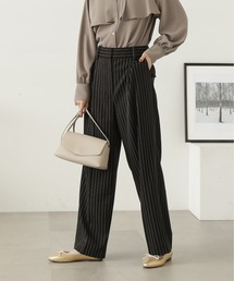 N.（N. Natural Beauty Basic） | 【S Size Line】◆ストライプワイドパンツ(スラックス)