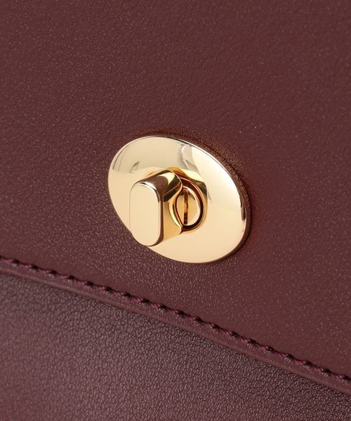 B.C STOCK（ベーセーストック）の「【T.S.L/ティーエスエル】フラップポシェット（ショルダーバッグ・レディース・バーガンディー/ブラック/ベージュ・FREE）」の10枚目の写真