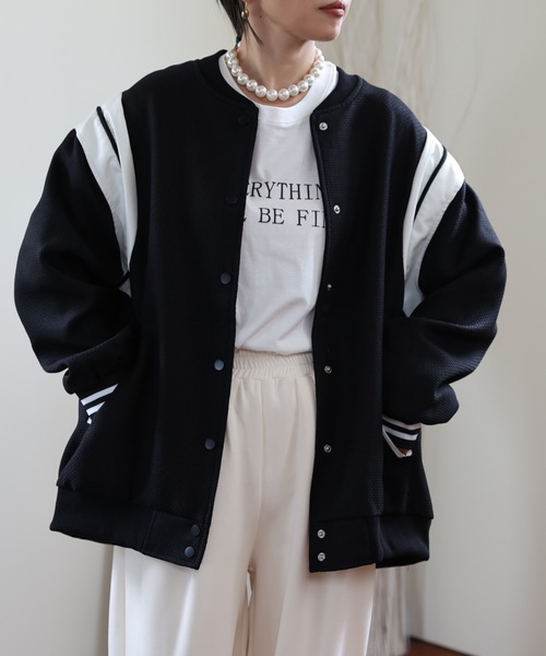 ULEULA（ウルア）の「ショルダーハイブリットスタジャン（スタジャン・レディース・アイボリー/ブラック・FREE）」の14枚目の写真