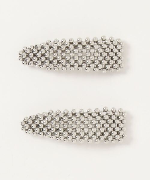 LOWRYS FARM（ローリーズファーム）の「2PSETﾊﾟｯﾁﾝﾋﾟﾝ（ヘアゴム・レディース・グレー/ベージュ/アイボリー・FREE）」の2枚目の写真