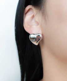 ebine | 金属アレルギー対応/Irregular Heart Piece/ サージカルステンレス/ピアス(ピアス（両耳用）)