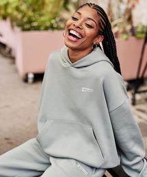NB Essentials Linear Heritage オーバーサイズ 裏起毛スウェットフーディー