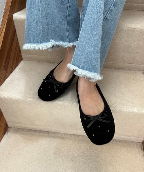 one after another NICE CLAUP（ワンアフターアナザーナイスクラップ）の「アソートバレエシューズ（バレエシューズ・レディース・ピンク/ブラック系その他・MEDIUM/LARGE/SMALL/X-LARGE）」の4枚目の写真