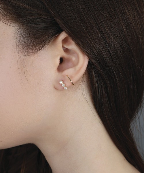 みふた断捨離中さま専用。PTダイヤモンドツイストピアス セール】ダブルライン ツイスト ピアス（ピアス（両耳用））｜CEMONEMO