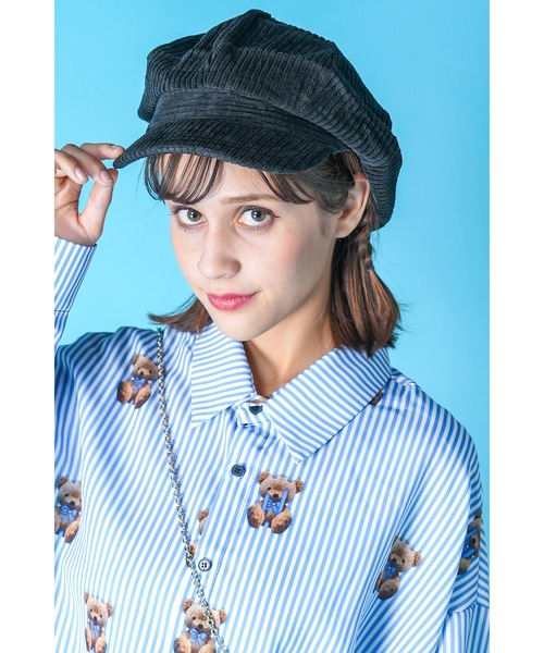 ankoROCK（アンコロック）の「an meets zakka コーデュロイキャスケット（キャスケット・レディース・B/A・ONE SIZE）」の4枚目の写真