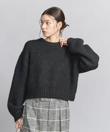 BEAUTY&YOUTH UNITED ARROWS | スパンコール クルーネックニットプルオーバー(ニット/セーター)