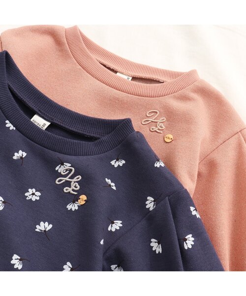 apres les cours（アプレレクール）の「パワショルロゴ刺繍トレーナー（スウェット・キッズ・その他2/ピンク/その他3/キナリ/オレンジ/ブラック・120/130/90/100/80/110/140）」の17枚目の写真