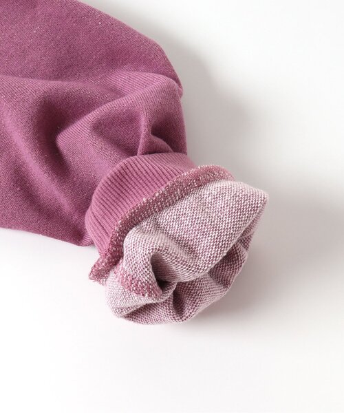 apres les cours（アプレレクール）の「パワショルロゴ刺繍トレーナー（スウェット・キッズ・その他2/ピンク/その他3/キナリ/オレンジ/ブラック・120/130/90/100/80/110/140）」の10枚目の写真