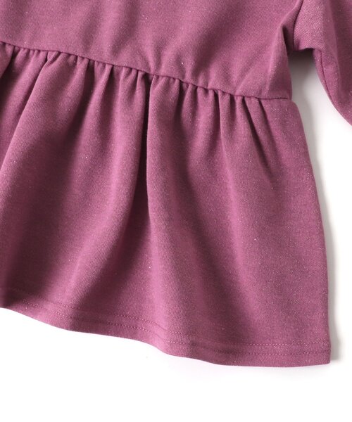 apres les cours（アプレレクール）の「パワショルロゴ刺繍トレーナー（スウェット・キッズ・その他2/ピンク/その他3/キナリ/オレンジ/ブラック・120/130/90/100/80/110/140）」の9枚目の写真